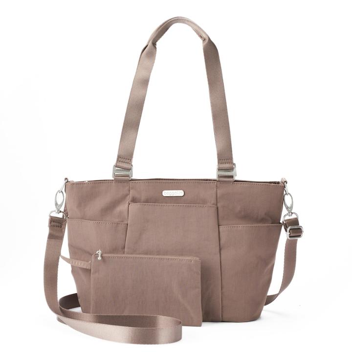 Women's Baggallini Medium Avenue Convertible Tote Bag, Red/coppr (rust/coppr)