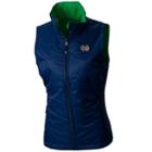 Women's Columbia Notre Dame Fighting Irish Reversible Powder Puff Vest, Size: Medium, Green Oth