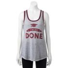 Juniors' Awake I'm So Done Racerback Graphic Tank, Girl's, Size: Small, Pink Other