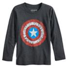 Boys 4-12 Jumping Beans&reg; Marvel Captain America Shield Graphic Tee, Size: 8, Dark Grey