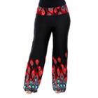 Plus Size White Mark Solid Palazzo Pants, Women's, Size: 1xl, Red