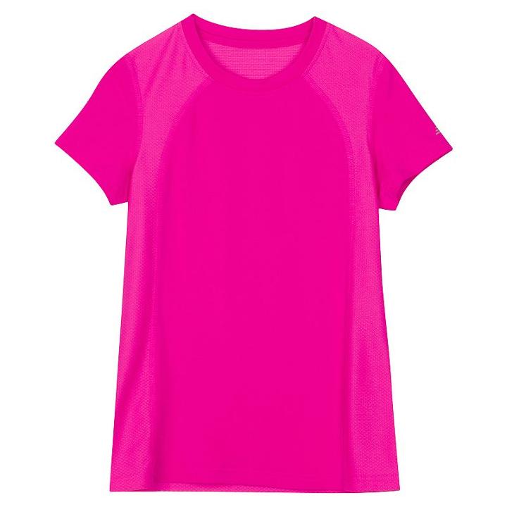 Girls 7-16 New Balance Jersey Mesh Performance Tee, Girl's, Size: Small, Med Pink