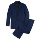 Boys 8-18 Van Heusen Sharkskin 2-piece Suit Set, Size: 16, Blue (navy)