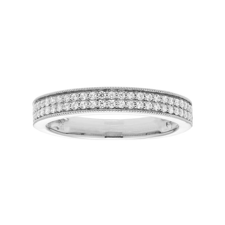 14k Gold 1/4 Carat T.w. Igl Certified Diamond Wedding Ring, Women's, Size: 6, White