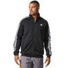 Big & Tall Adidas Essential Tricot Track Jacket, Men's, Size: Xl Tall, Black
