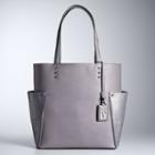 Simply Vera Vera Wang Flyback Studded Tote, Women's, Med Purple