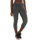 Women's Tek Gear&reg; Core Lifestyle Capri Yoga Leggings, Size: Xl, Dark Grey, Comfort Wear