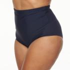 Plus Size Upstream Tummy Slimmer High-waist Bottoms, Women's, Size: 24 W, Blue (navy)