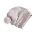 Women's Muk Luks Cable-knit Slouchy Beanie, Lt Purple