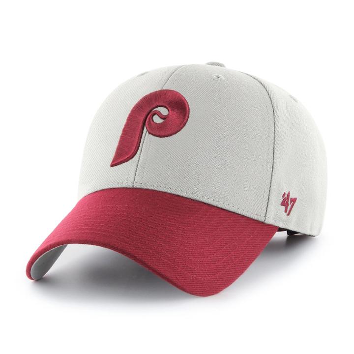 Adult '47 Brand Philadelphia Phillies Two-toned Mvp Hat, Men's, Grey