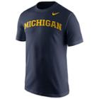 Men's Nike Michigan Wolverines Wordmark Tee, Size: Xl, Multicolor