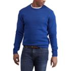 Men's Chaps Regular-fit Crewneck Sweater, Size: Medium, Blue