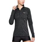 Women's Under Armour Tech Twist 1/2-zip Top, Size: Large, Black