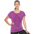 Women's Gaiam Intention Graphic-print Yoga Tee, Size: Medium, Blue Other