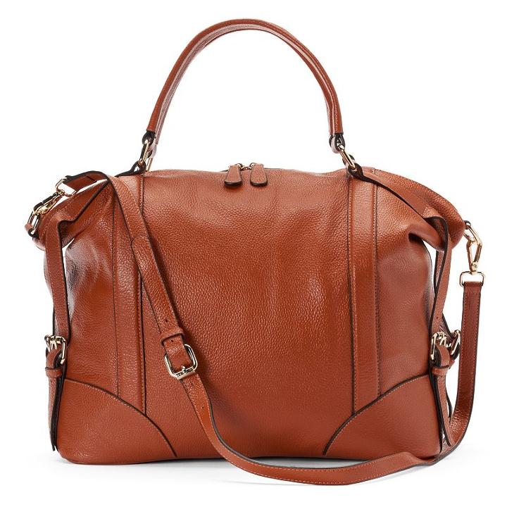 Donna Bella Vivian Leather Convertible Tote, Women's, Brown