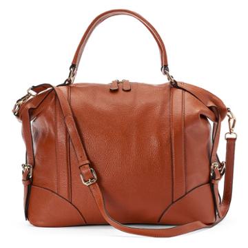 Donna Bella Vivian Leather Convertible Tote, Women's, Brown