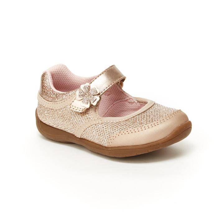 Stride Rite Cassidy Preschool Girls' Mary Jane Shoes, Size: 6 T Wide, Med Pink