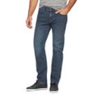 Men's Marc Anthony Luxury+ Slim-fit Stretch Jeans, Size: 34x36, Dark Blue