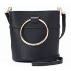 Lc Lauren Conrad Mini Bucket Crossbody Bag, Women's, Black