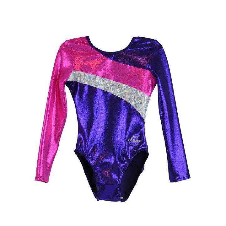 Girls 2-10 Obersee Gymnastics Leotard, Girl's, Size: Xs, Purple