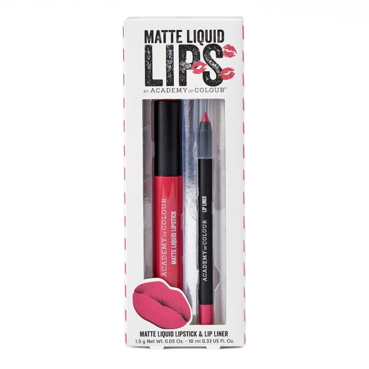 Academy Of Colour 2-pc. Matte Liquid Lips, Orange