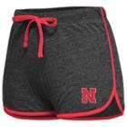 Juniors' Campus Heritage Nebraska Cornhuskers Get A Strike Gym Shorts, Women's, Size: Large, Red Other