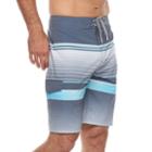 Men's Trinity Collective Striped Board Shorts, Size: 36, Blue