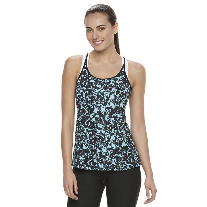 Women's Nike Dry Miler Running Tank Top, Size: Small, Brt Blue