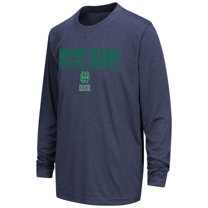 Boys 8-20 Notre Dame Fighting Irish Drone Tee, Size: S(8/10), Dark Blue