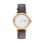 Citizen Men's Leather Watch - Bf2018-01a, Brown