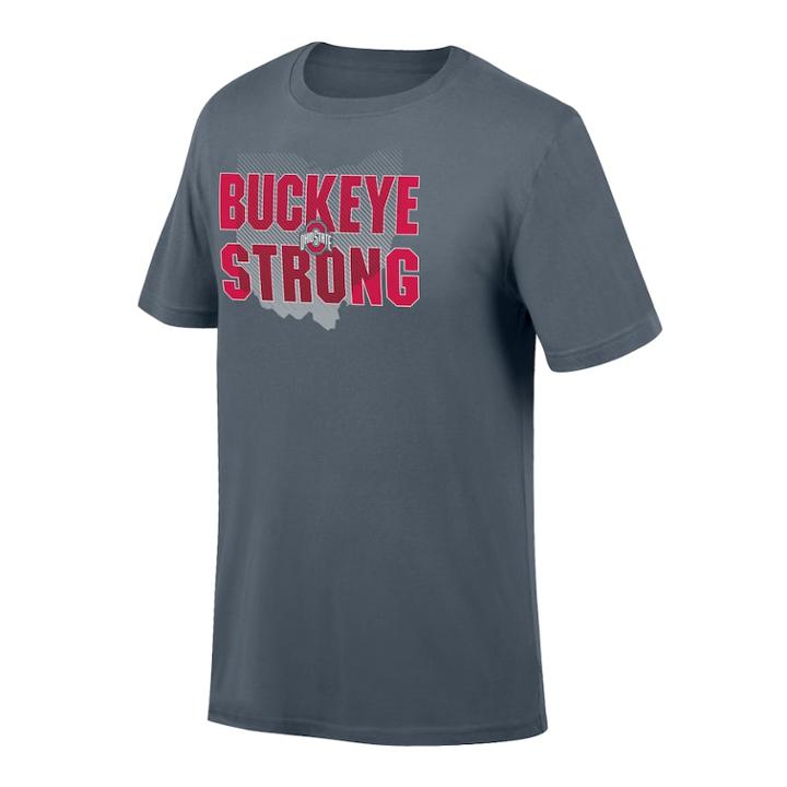 Boys 8-20 Ohio State Buckeyes State Tee, Size: S 8, Dark Grey