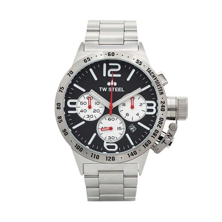 Tw Steel Men's Canteen Stainless Steel Chronograph Watch - Cb4, Grey