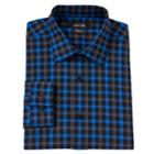 Men's Apt. 9&reg; Slim-fit Flex Collar Dress Shirt, Size: 17.5-32/33, Brt Blue