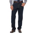 Big & Tall Croft & Barrow&reg; Classic-fit Stretch Flannel-lined Jeans, Men's, Size: 48x34, Dark Blue