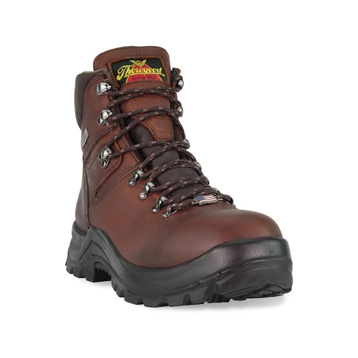 Thorogood Omni Men's Waterproof Work Boots, Size: 14 Med, Brown