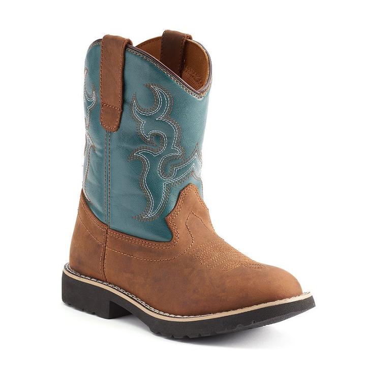 Itasca Kid's Western Boots, Size: 12, Brown