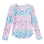 Girls 7-16 & Plus Size So&reg; Perfectly Soft Long Sleeve Graphic Tee, Girl's, Size: 10, Natural