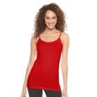 Women's Apt. 9&reg; Solid Seamless Camisole, Size: S/m, Med Red