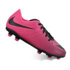 Nike Jr. Bravata Ii Kids' Firm-ground Soccer Cleats, Kids Unisex, Size: 13, Pink