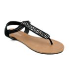 Olivia Miller Kiara Women's Sandals, Girl's, Size: 10, Black