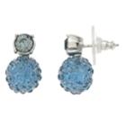 Simply Vera Vera Wang Blue Simulated Crystal Fireball Stud Earrings, Women's
