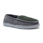 Muk Luks Men's Henry Loafer Slippers, Size: Large, Dark Grey