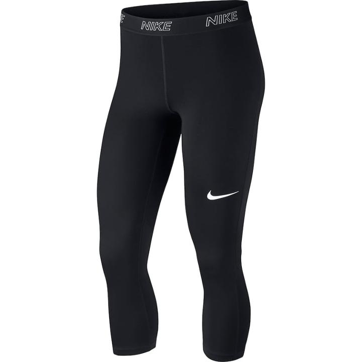 Women's Nike Victory Base Layer Capri Leggings, Size: Xs, Grey (charcoal)