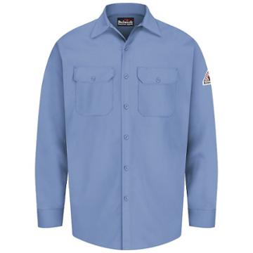 Men's Bulwark Fr Excel Fr Work Shirt, Size: Xxl, Blue