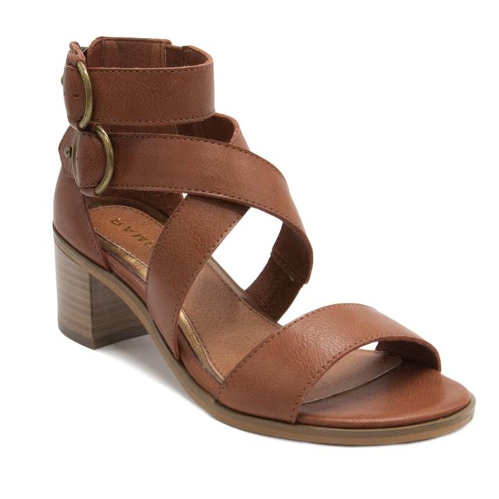 Rampage Haspie Women's High Heel Sandals, Size: Medium (9.5), Brown