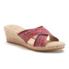 Soft Style By Hush Puppies Sade Women's Wedge Sandals, Size: Medium (7), Red