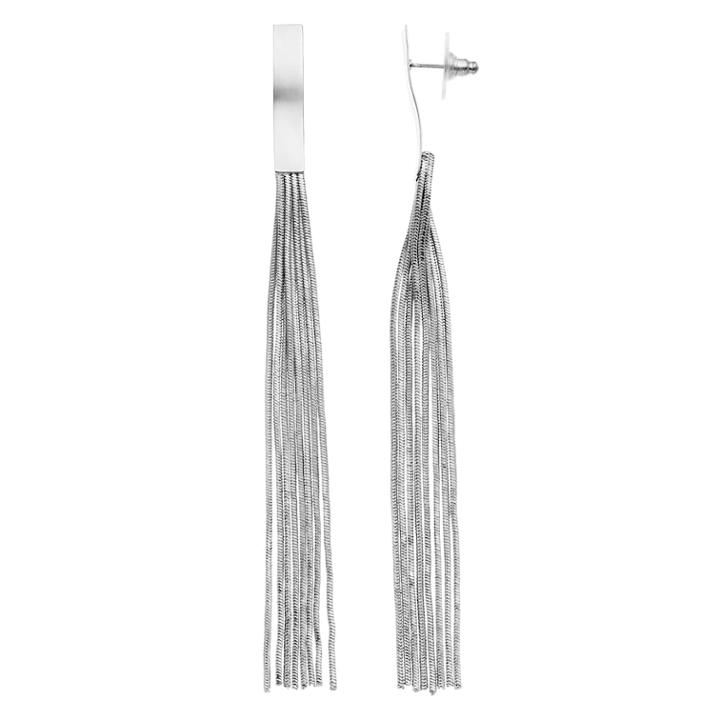 Jennifer Lopez Nickel Free Multi Chain Earrings, Women's, Silver