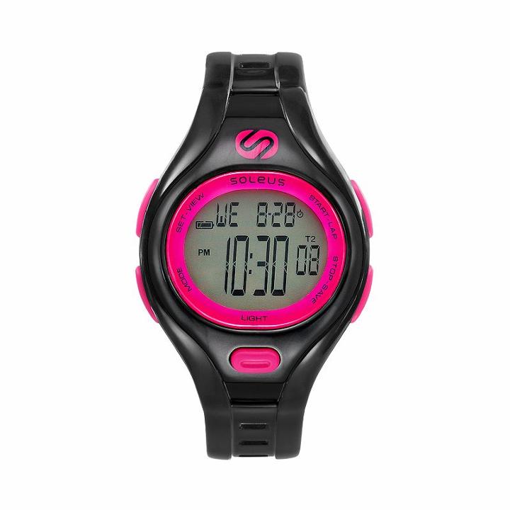 Soleus Women's Dash Digital Chronograph Watch, Black
