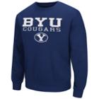 Men's Byu Cougars Fleece Sweatshirt, Size: Large, Dark Blue