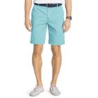 Izod, Men's Saltwater Straight-fit Stretch Chino Shorts, Size: 34, Blue Other